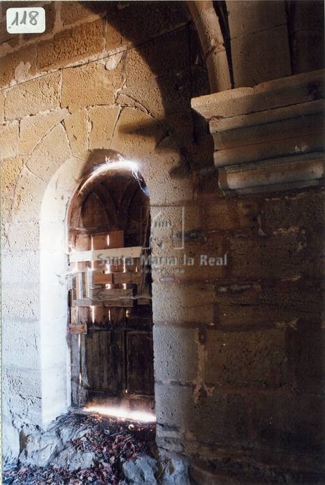 Interior de la sala de los monjes