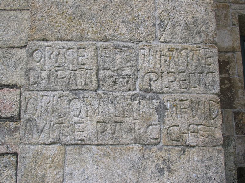 Inscripción del contrafuerte sur de 1166