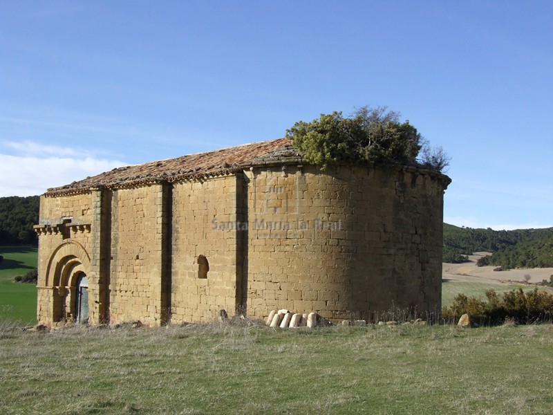 Exterior de la ermita de la Virgen