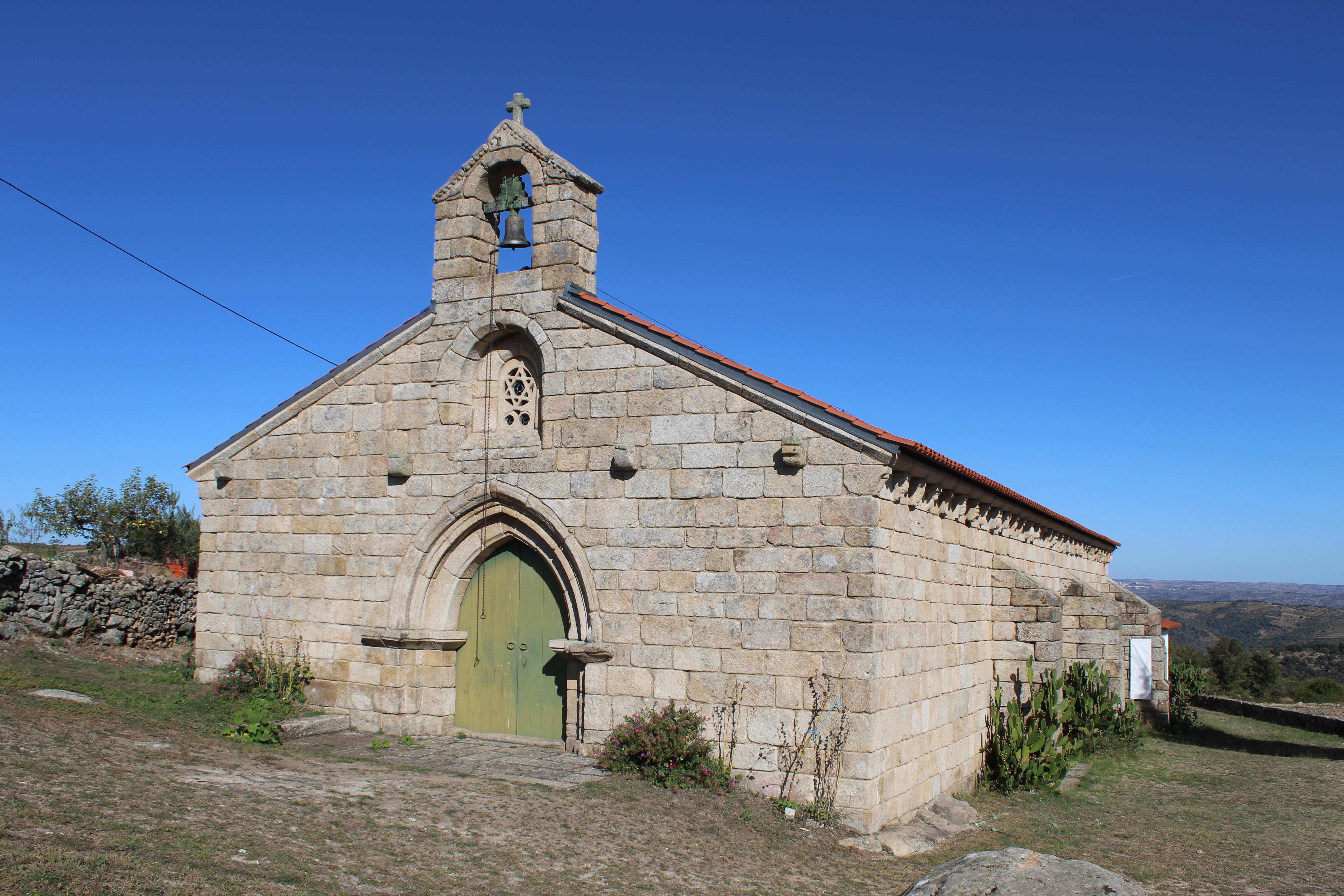 Iglesia de Algosinho, Fotografía de la autora, 10/10/2019