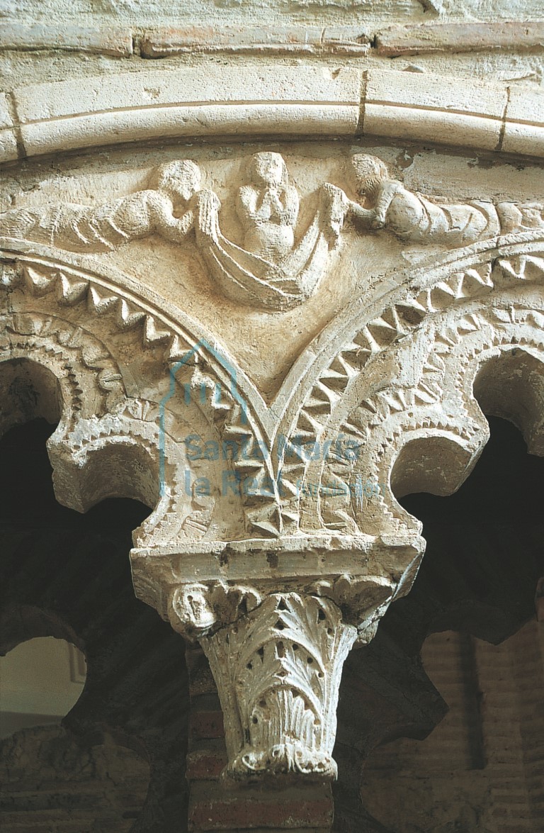Las Claustrillas. Detalle decorativo de la capilla de La Asunción