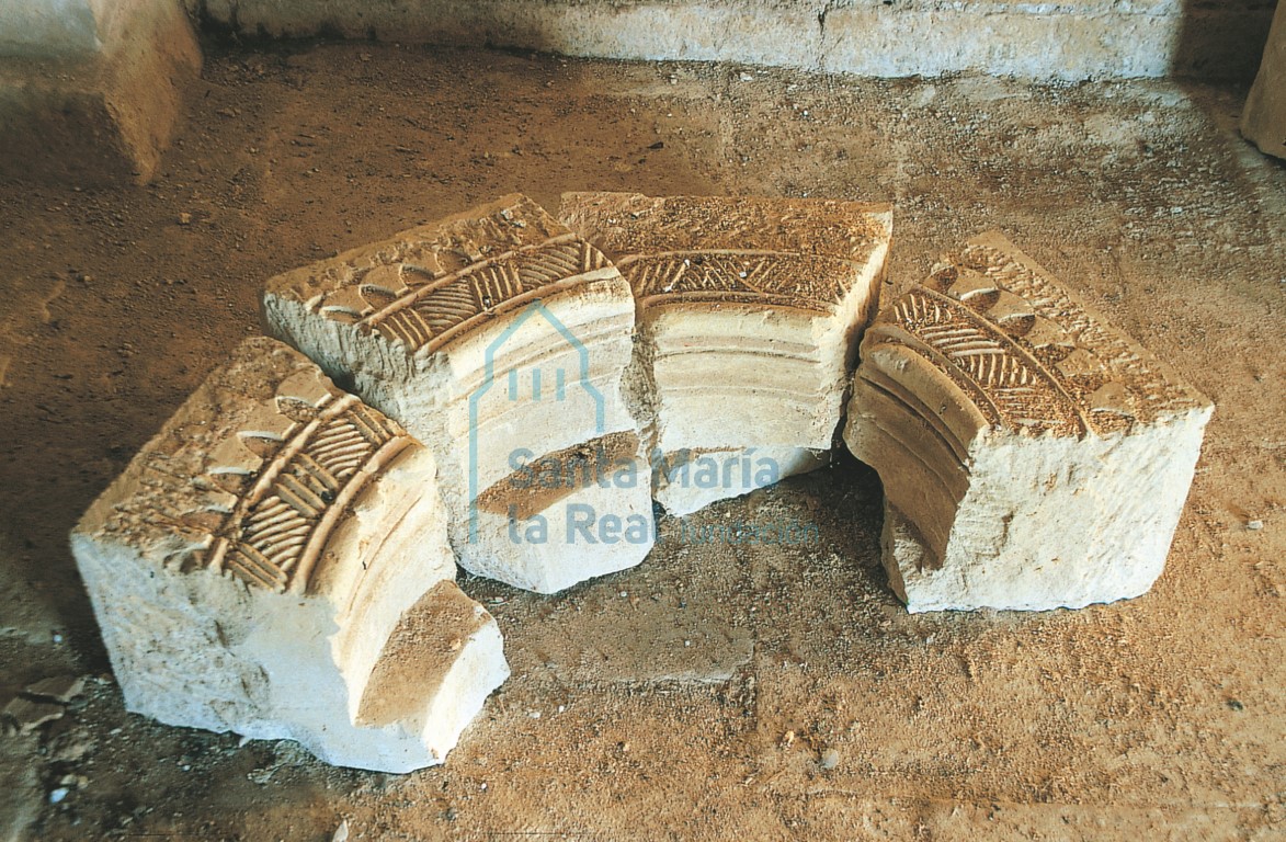 Arco hallado durante la última restauración