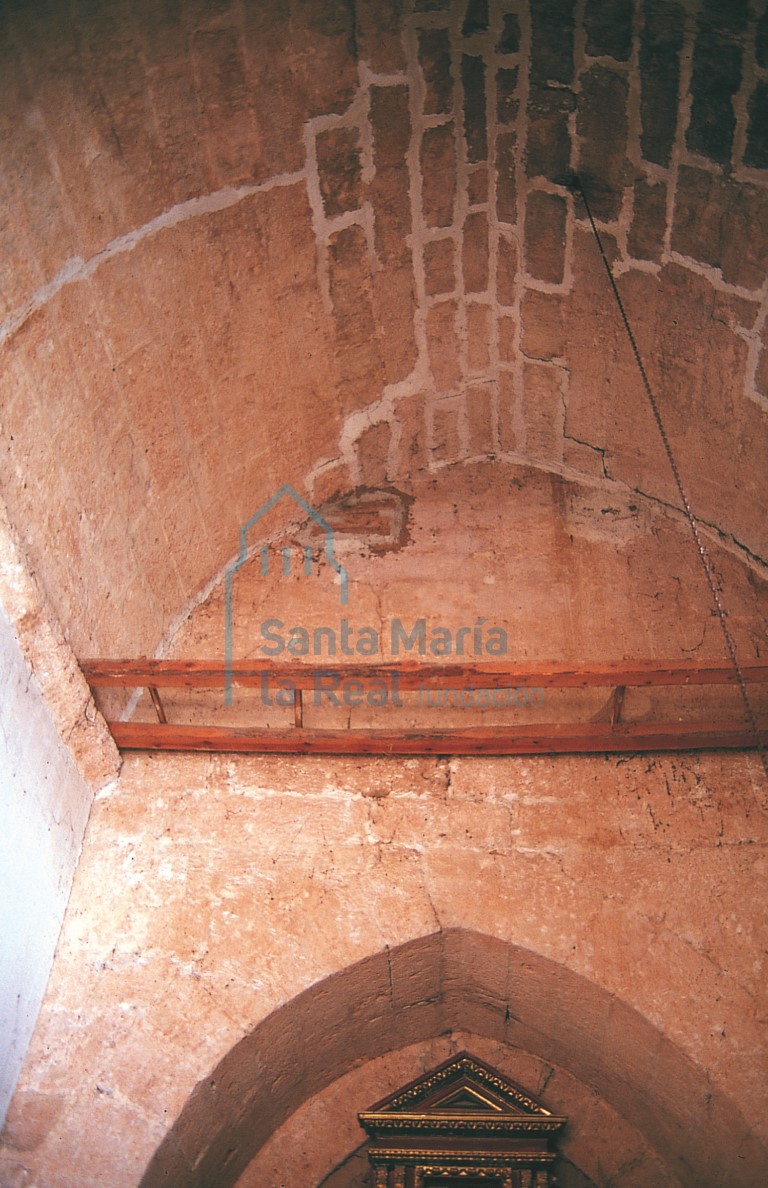 Bóveda de la capilla meridional