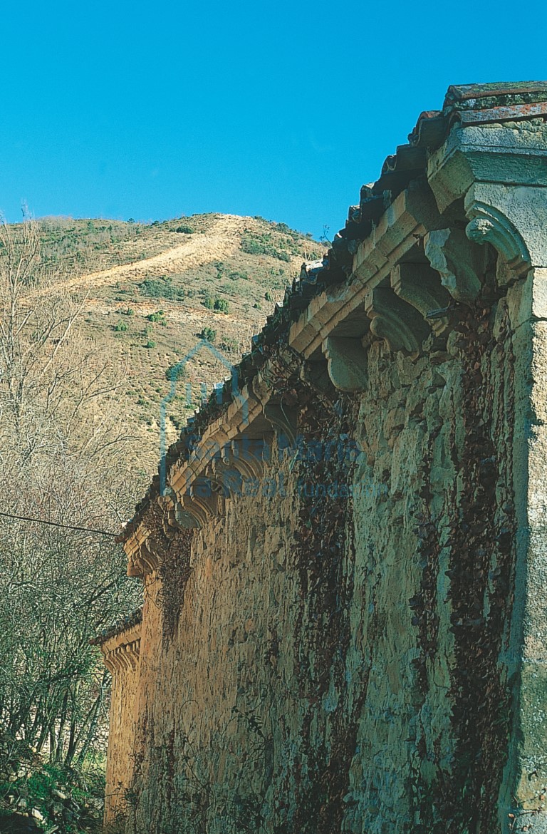 Canecillos del muro norte de la nave