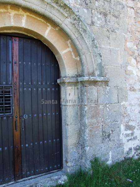 Detalle de la portada norte