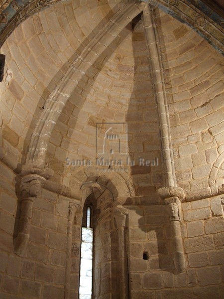 Detalle de la bóveda de la capilla mayor
