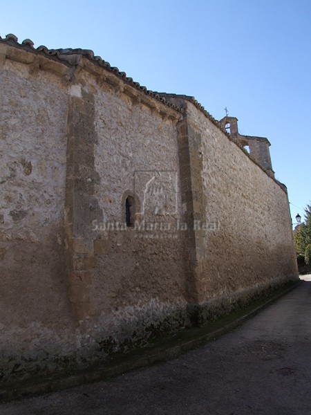 Vista del muro norte