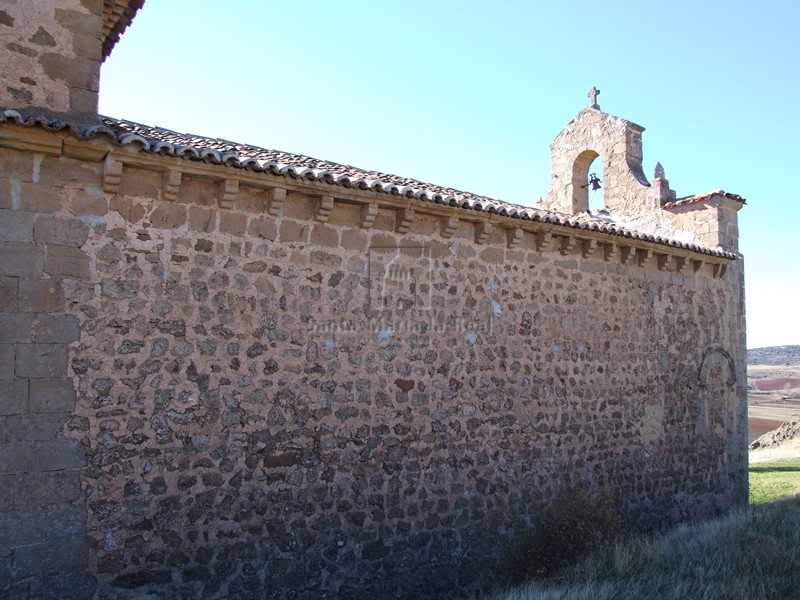 Vista del muro norte