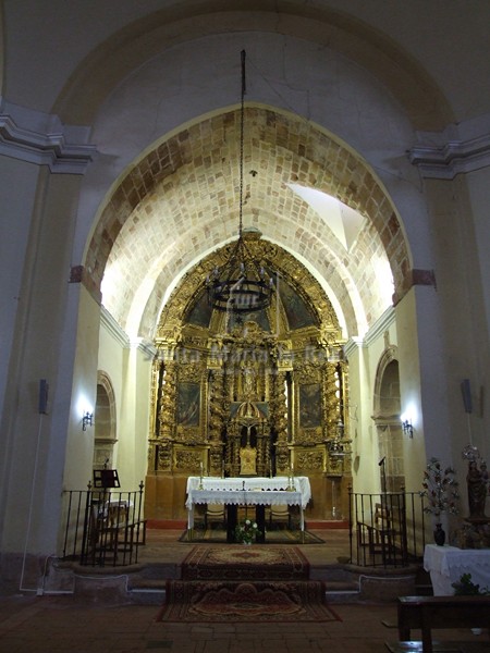 Interior de la capilla mayor