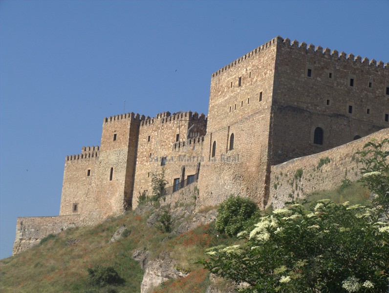 Vista del muro este del castillo