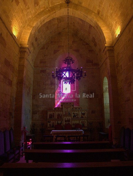 Interior de la capilla