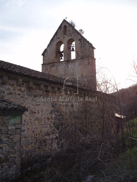 Vista de la espadaña