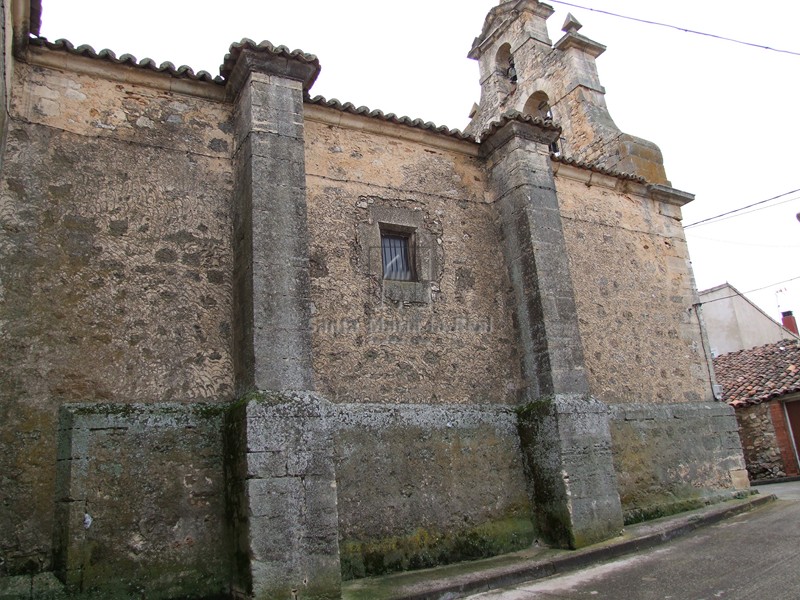 Vista del muro septentrional