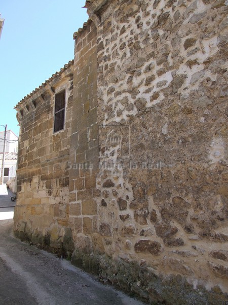 Detalle del muro norte