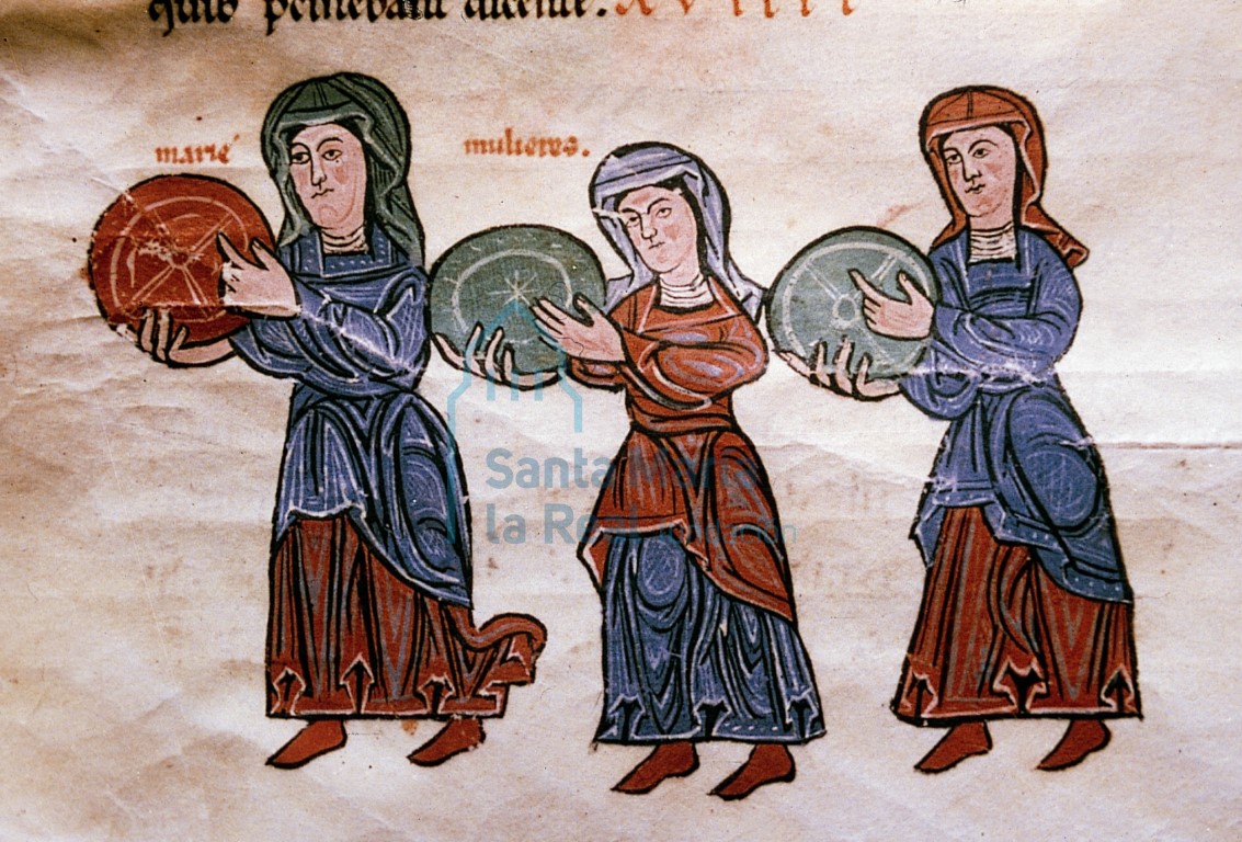 Bailarinas musicales de la Biblia de 1162