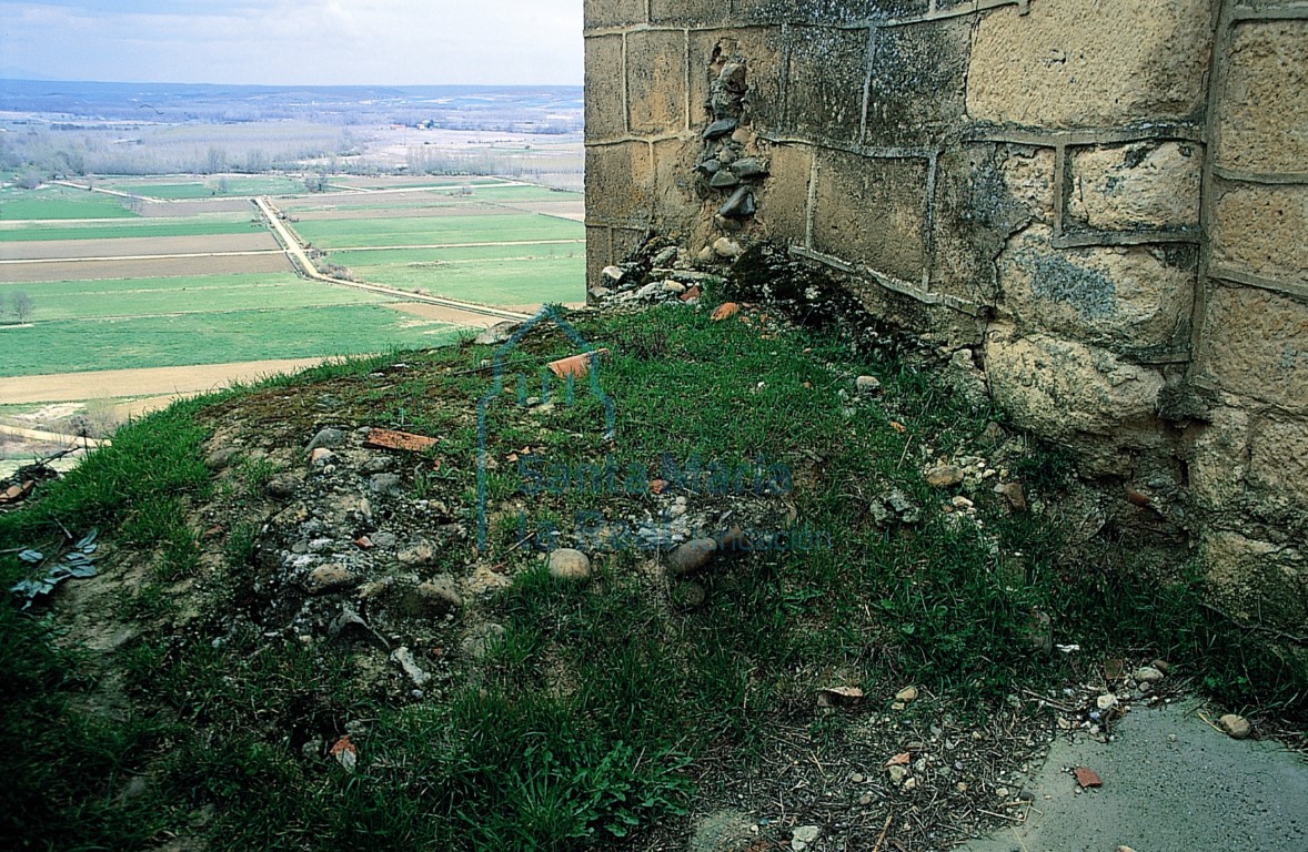 Restos de la muralla del muro norte
