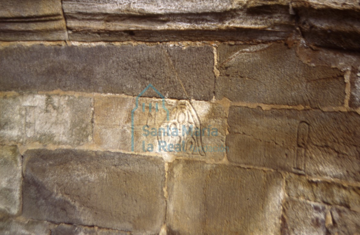 Vistas desde el sudeste de la iglesia. Estado en 1997