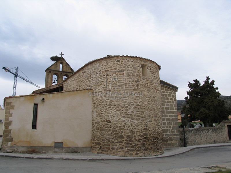 Cabecera de la Iglesia de San Bartolomé desde el Sureste