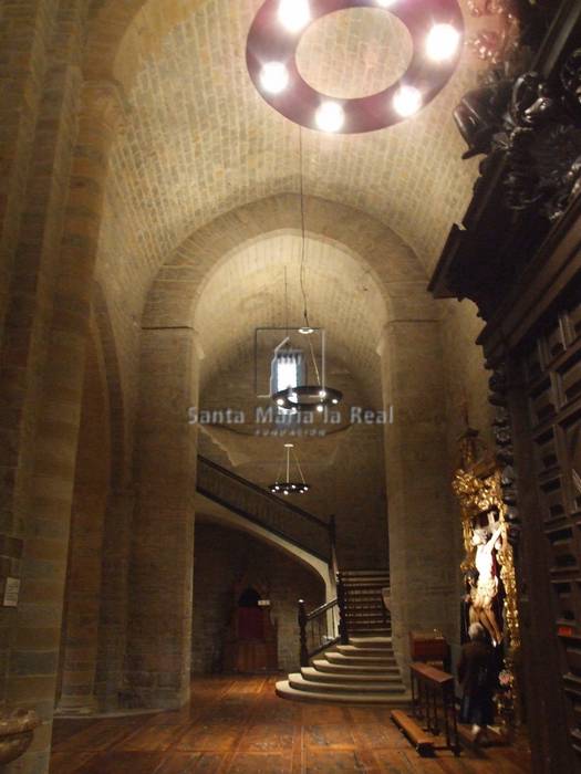 Detalle interior de la nave norte desde el este