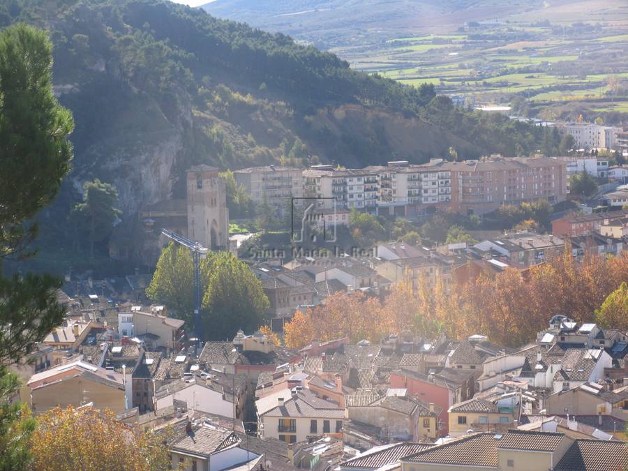 Vista general del pueblo desde la Basílica del Puy