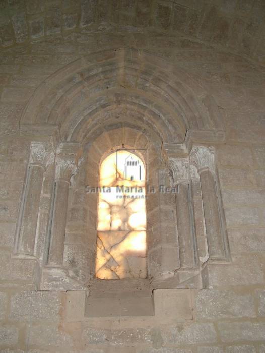 Vista desde el interior de la ventana del coro