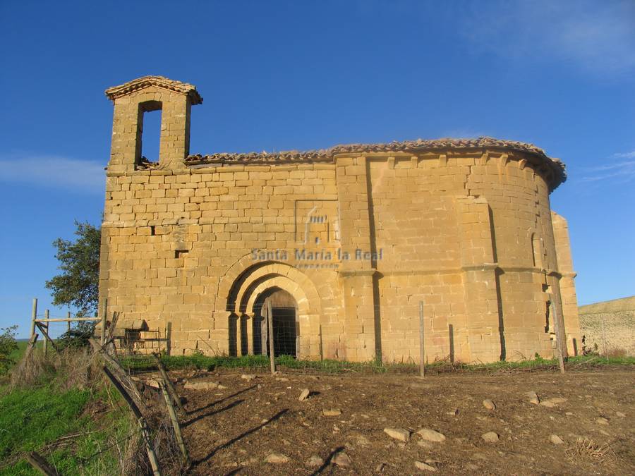 Vista exterior de la fachada meridional