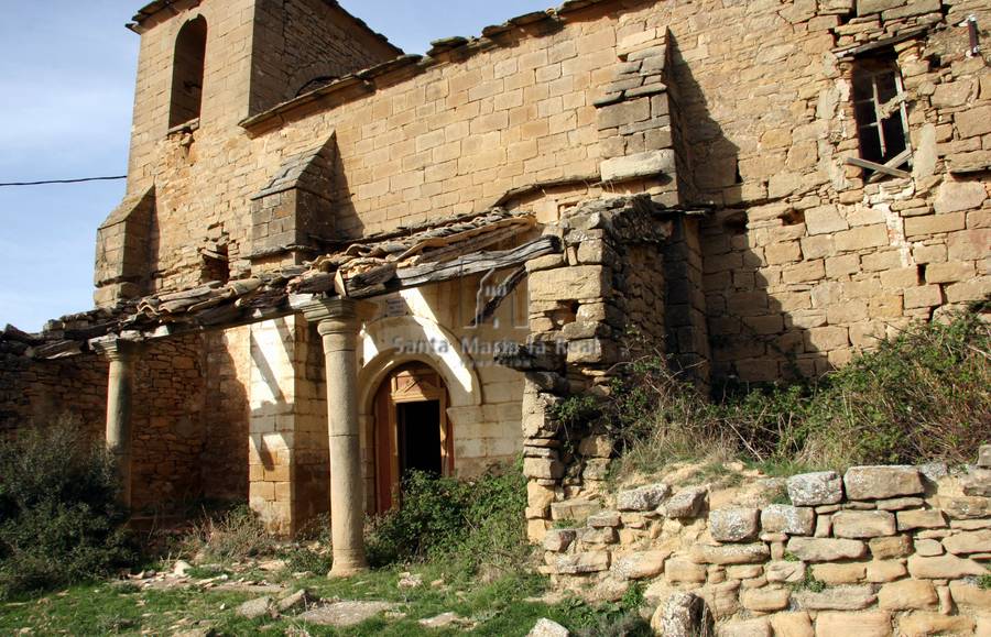 Exterior de la fachada sur