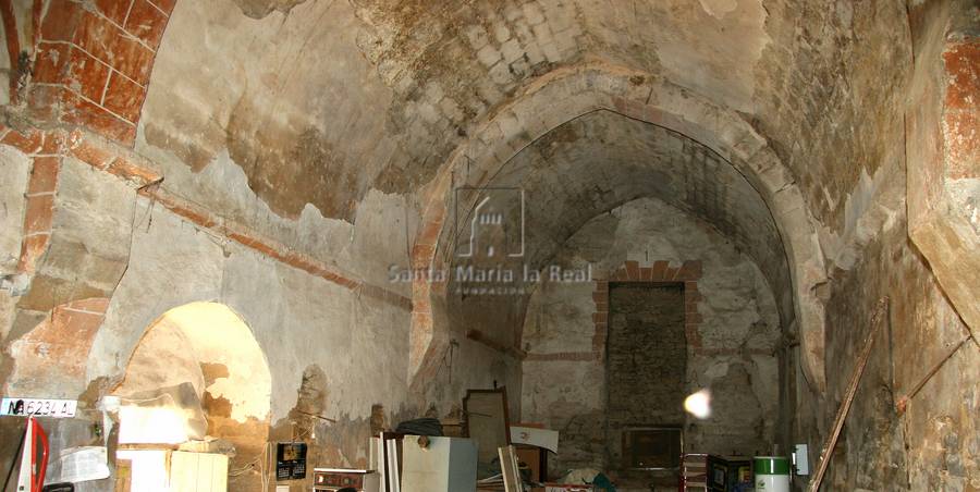 Interior de la iglesia desde los pies