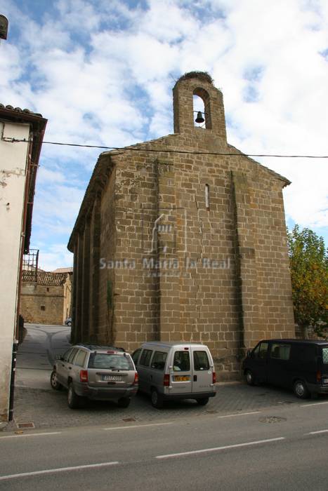 Vista de la fachada exterior occidental