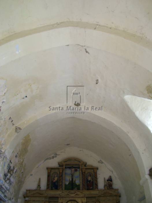 Detalle de las bóvedas del coro desde la cabecera