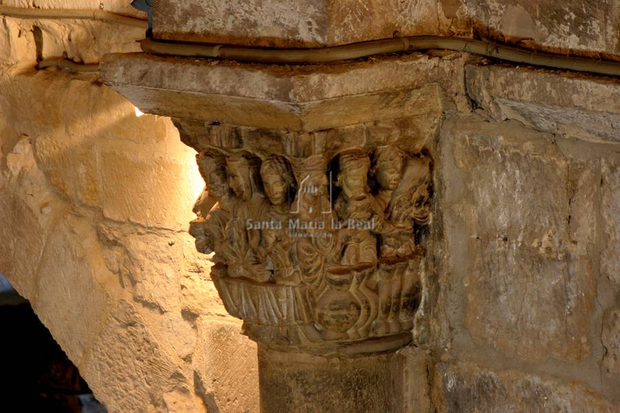 Capitel del interior. Bodas de Caná