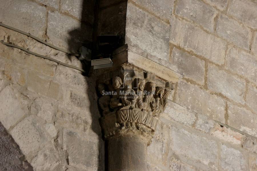 Capitel del interior. Bodas de Caná