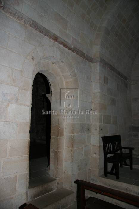Muro norte de la capilla interior
