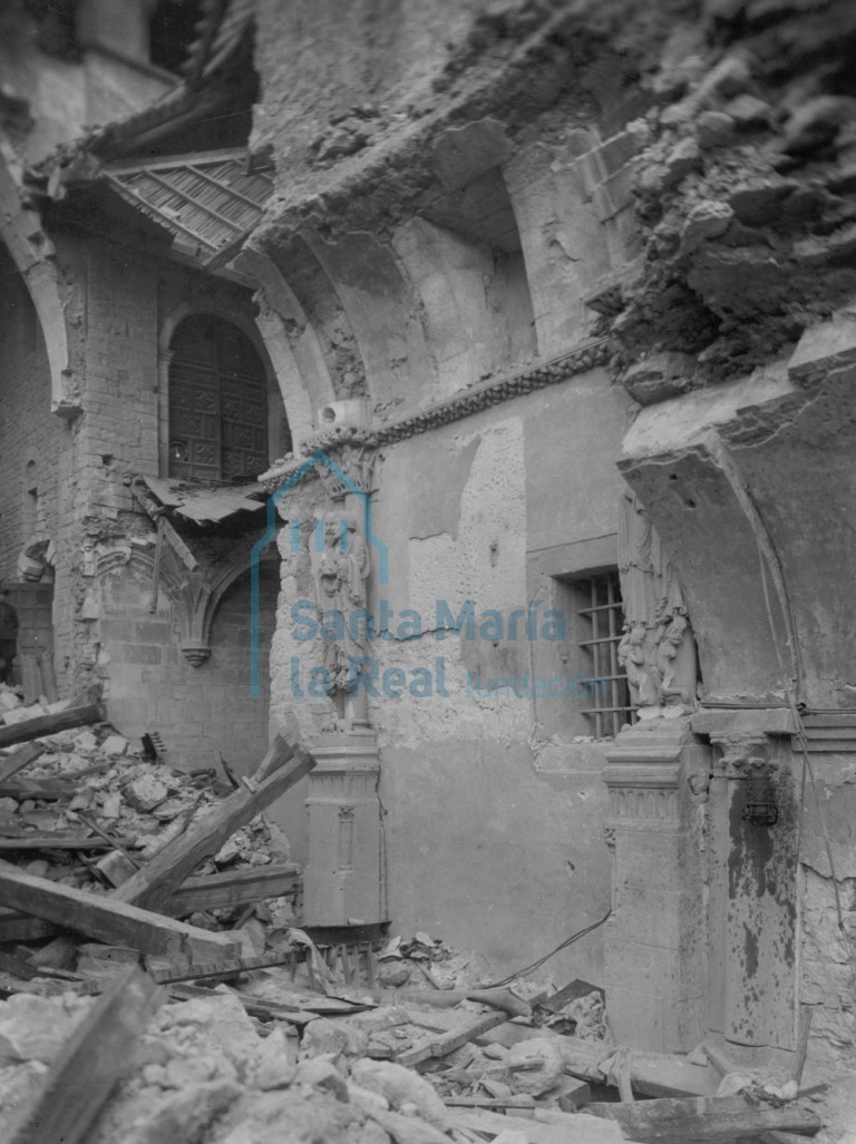 La Cámara Santa tras la destrucción de 1934