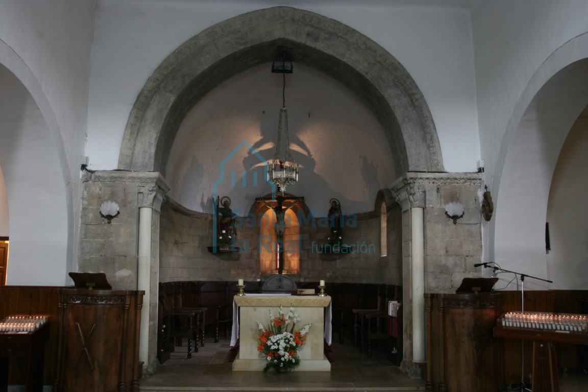 Interior del ábside