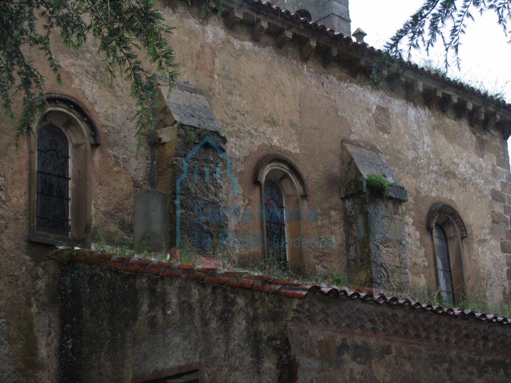 Ventanas de la nave en el exterior