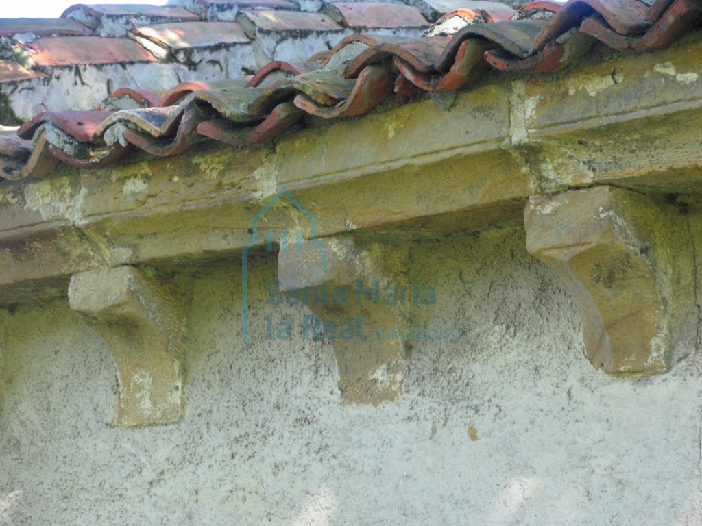 Canecillos de la fachada meridional