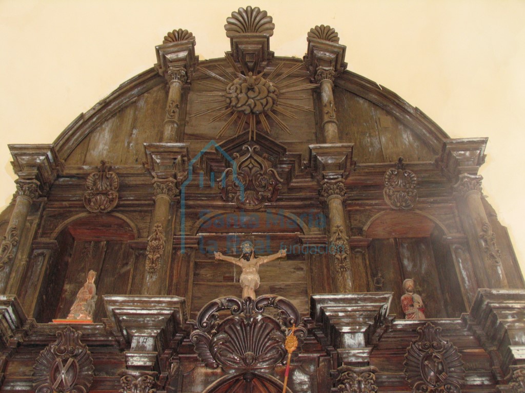 Detalle del retablo del altar mayor