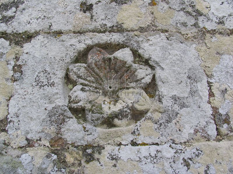 Sillar románico del muro norte