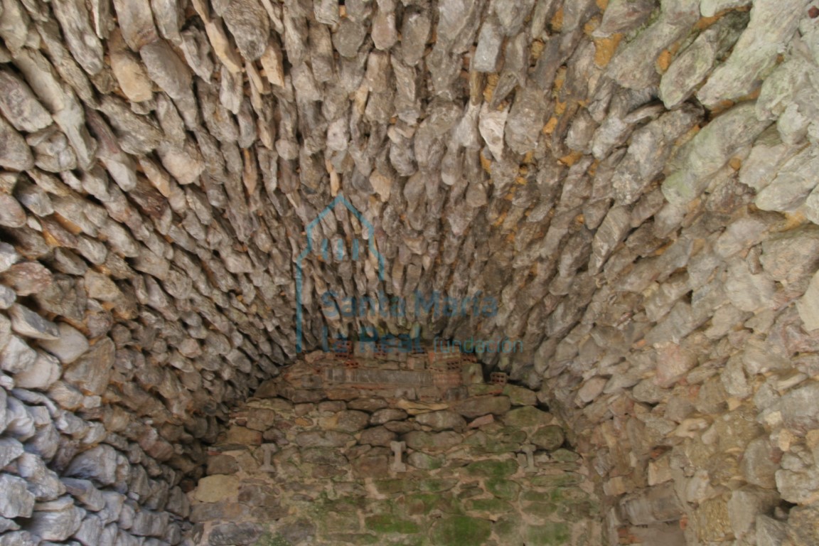 Detalle interior de la bóveda
