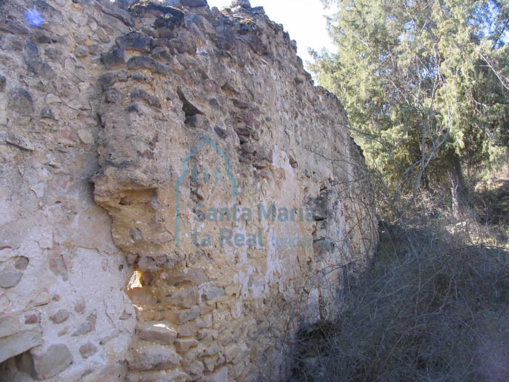 Exterior del muro