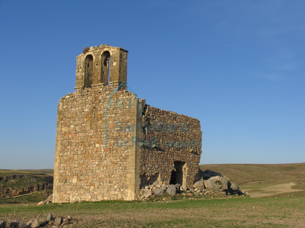 Vista de la ermita desde el suroeste