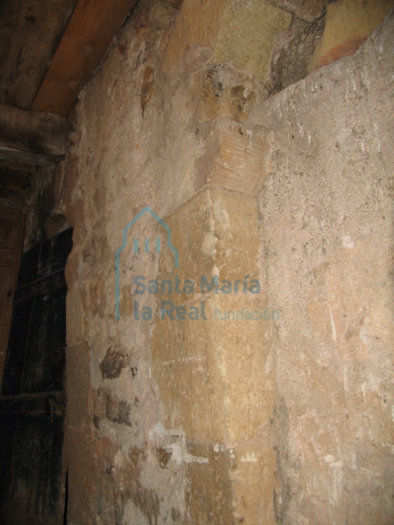 Detalle del interior de la torre