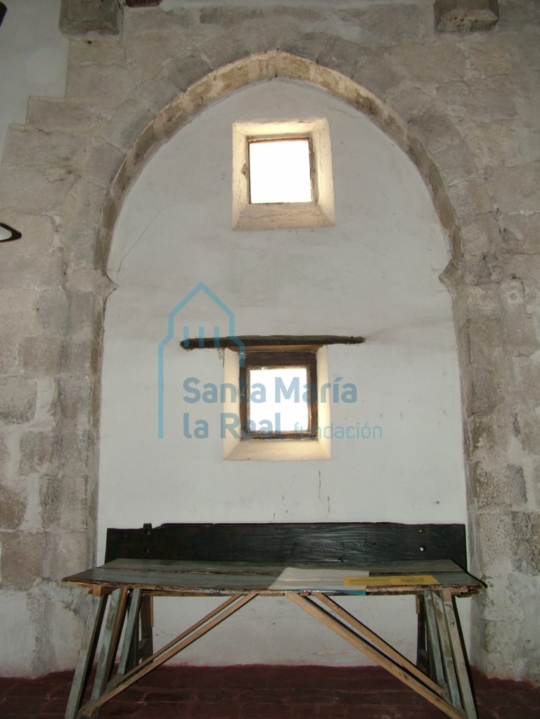 Arco cegado desde el interior