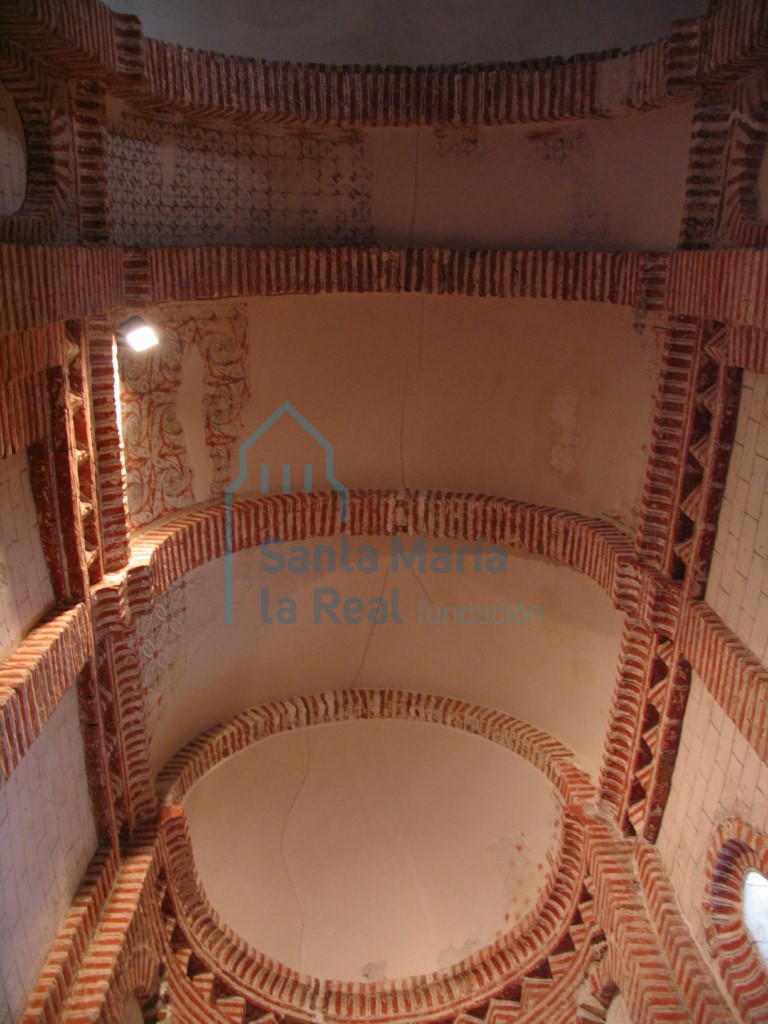 Detalle de la bóveda del ábside del evangelio