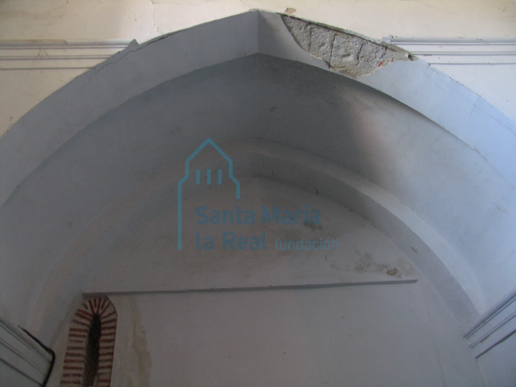 Detalle de un arco en el interior del edificio