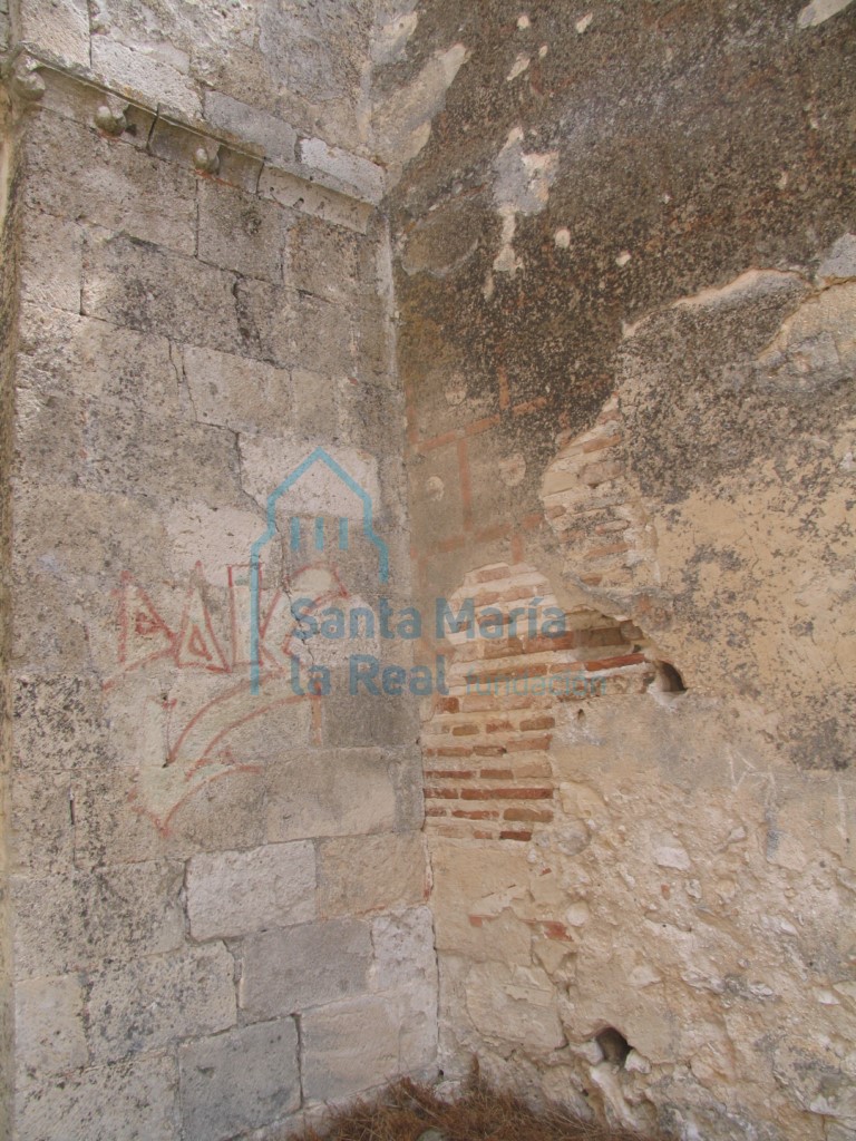 Detalle del muro exterior