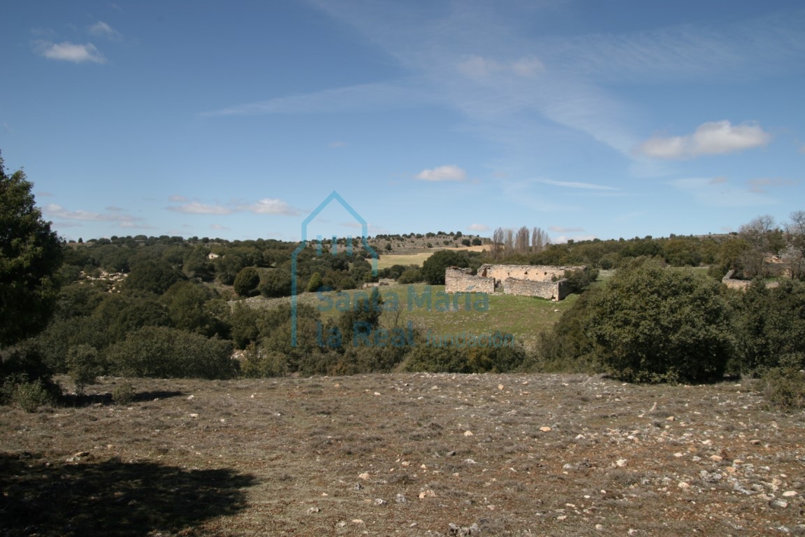 Panorámica del despoblado de Villaveses