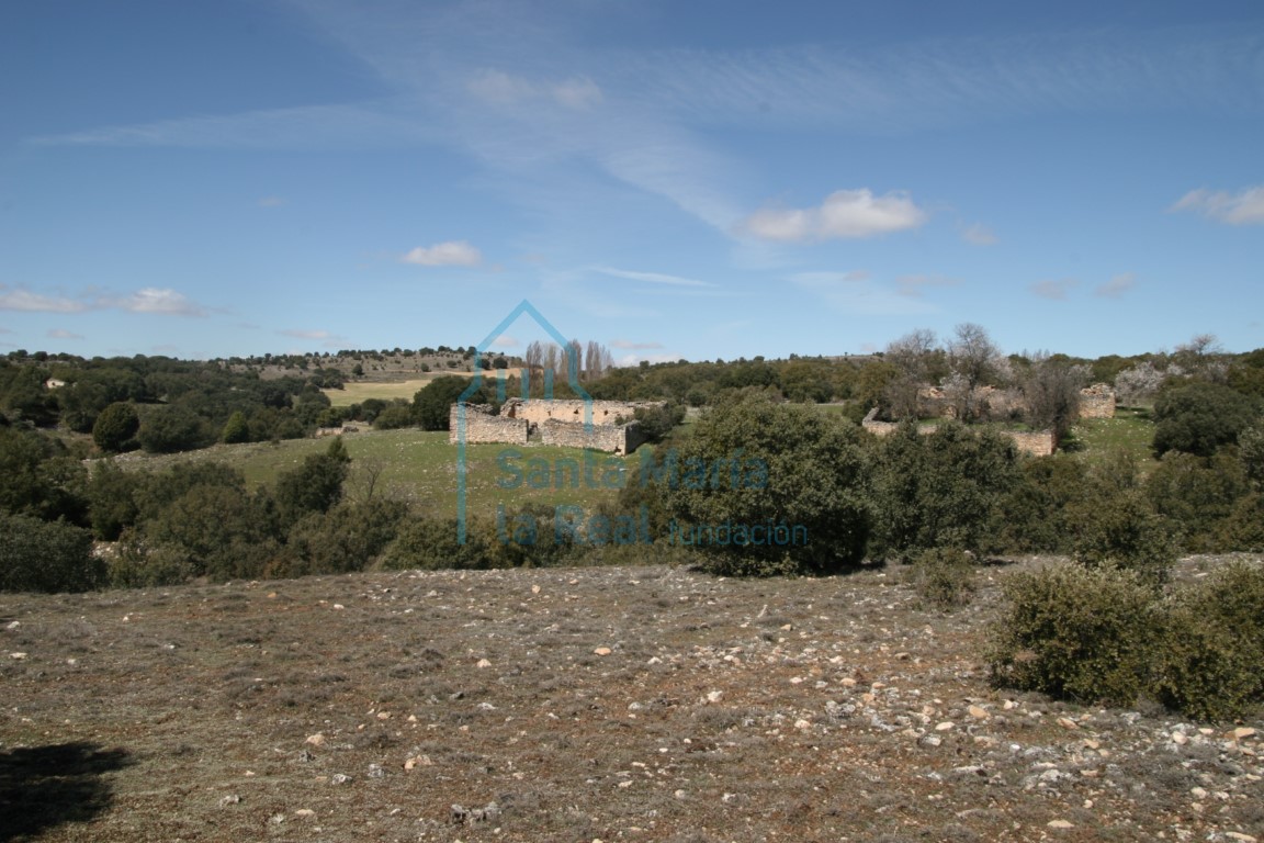 Panorámica del despoblado de Villaveses