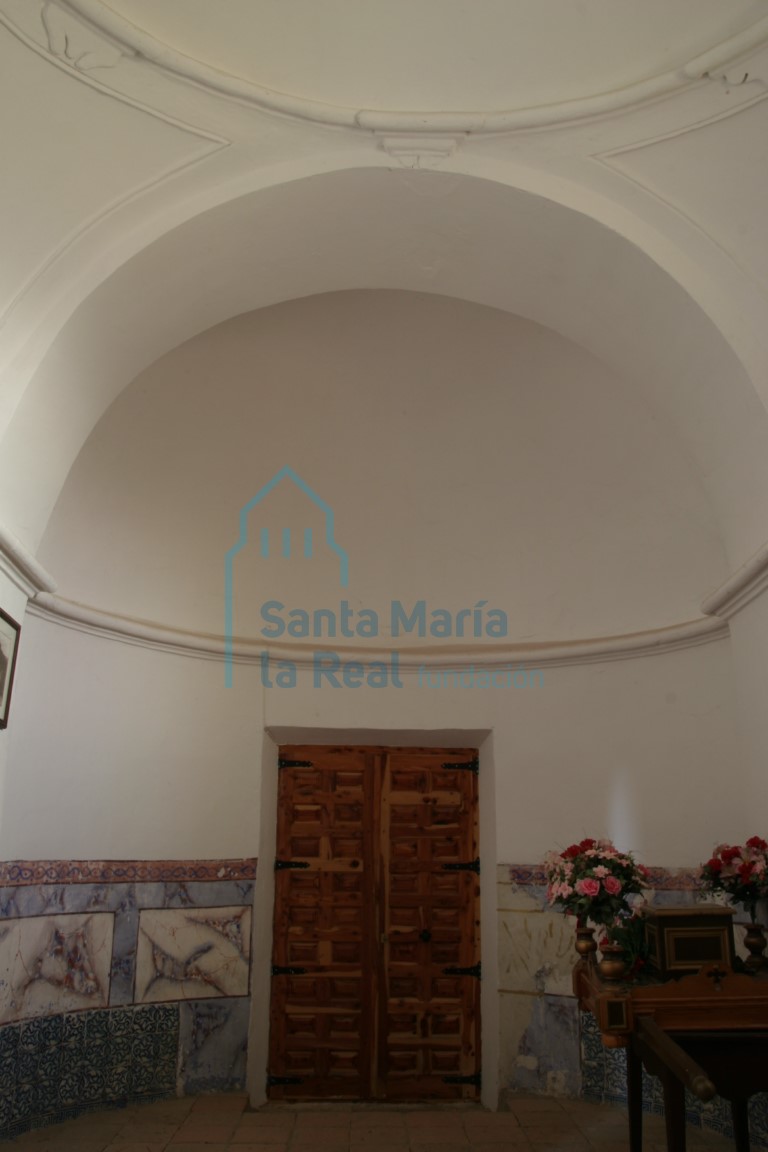 Interior de la capilla de del evangelio o "de San Frutos"